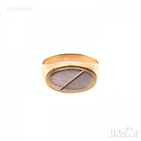 Златен мъжки пръстен 4,19гр. размер:59 14кр. проба:585 модел:13209-5, снимка 1 - Пръстени - 38915762