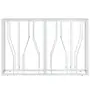 vidaXL Конзолна маса 110x30x70 cм неръждаема стомана и стъкло, снимка 3