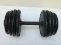 Дъмбел с гумирани тежести, снимка 1
