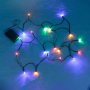 Цветни LED лампички на батерии-2.20 метра/лампички за коледна елха/лампички за украса/лампички за де, снимка 2