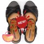 ПРОМО 🍊 CLARKS № 38 & 39 🍊 Дамски сандали в черно от ест. кожа нови с кутия, снимка 1 - Сандали - 26557222