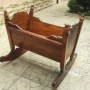 старинна , дървена люлка, снимка 1