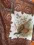 Копринен шал с десен фазани, снимка 1 - Шалове - 37681953
