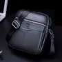 Класическа, Спортна и Елегантна мъжка чантичка /Черна естествена кожа!, снимка 11