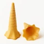 Вафлени фунийки за сладолед тип Лале Ø65, h 112 малък корнет, снимка 1