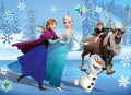 Disney Frozen пъзел 2 в 1 Lisciani  70 на 50 см , снимка 2