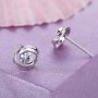 Сребърни Обеци Елеганс - 925 печат сребро BA204, снимка 8