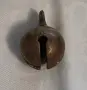 Стар автентичен бронзов кротал(звънче) орехче. Ръчна изработка. , снимка 1
