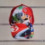 Нова детска шапка с козирка Super Mario Bros (Супер Марио) в червен цвят, снимка 1