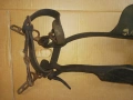 Стара кожена конска сбруя , оглавник , хамут , юзда, снимка 3