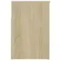vidaXL Пейка за обувки, дъб сонома, 80x30x45 см, инженерно дърво, снимка 6