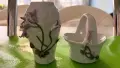 Комплект вазичка и кошничка, снимка 1