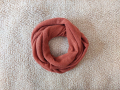 Дамски кръгъл оранжев шал, снимка 1 - Шалове - 34547185