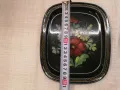 Жостовска живопис  ръчно рисувани метални подноси СССР, снимка 4