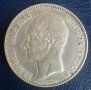 Монета Белгия 5 Франка 1865 г. Леополд I, снимка 1