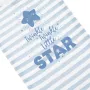 Бебешко боди от памук с къс ръкав, бели сини райета, звезда Twinkle Twinkle Little star S_1233511, снимка 2