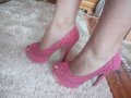 Обувки на висок ток- розови, снимка 12