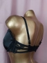 Hunkemoller 85 E Черен сатенен сутиен , снимка 7