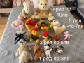Плюшени играчки и дървен магнитен пъзел, снимка 1