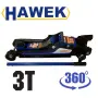 КРИК КРОКОДИЛ 3Т НИСКОПРОФИЛЕН С ВЪРТЯЩА ДРЪЖКА – HAWEK HW360, снимка 1
