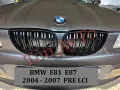 Двойни бъбреци БМВ BMW E81 E87 E82 E88 2004 - 2007 / 2007–2011 PRE LCI / LCI Черен Гланц Комплект, снимка 4
