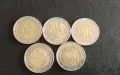 5 Колекционерски юбилейни монети от 2 евро , снимка 1