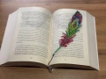 Луксозен комплект Книгоразделители „Диамантено перо“ – Ръчна изработка, снимка 6