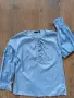 MASSIMO DUTTI  blue striped shirt - дамска риза р-р 38 / М, снимка 5