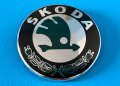 Skoda емблема Шкода fabia superb octavia 1.9tdi quadic капак стикер, снимка 8