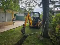 услуги с мини  комбиниран багер jcb 1cx, снимка 4