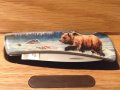 Немски ловен нож MAGNUM Stainless с мечка и специална кутия, снимка 1