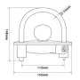 Заключващо устройство за ремарке, каравана – T205, снимка 3