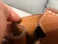 Кафява чанта Hermes Birkin 25 gold on gold, снимка 11