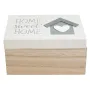 Декоративна кутия Home sweet home 24x10x7 см. дървена кутия за декорация, снимка 2