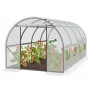 Градинска четирисегментна бяла оранжерия - модерен и ярък дизайн - 6 х 3 х 2м, снимка 3