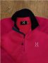 HAGLOFS Zip Neck Red Fleece Jacket - страхотен дамски полар, снимка 4