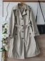 Нов тренч манто в бежов цвят , снимка 1