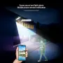 AI Соларна охранителна камера с LED осветление 2 в 1, 4G и Wi-Fi, Ultra HD 4K, 8MP, 4 обектива,, снимка 15