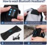 Слушалки Navly Sleep Bluetooth Спортни слушалки с лента за глава с ултратънки HD стерео високоговори, снимка 3