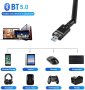 USB WiFi и Bluetooth 5.0 адаптер, 1200Mbps Dual Band 2.4/5Ghz външен безжичен мрежов приемник, Drive, снимка 3