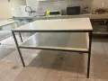 Професионални кухненски работни маси (Алпака и Островни) + шкаф, гр. Хасково, снимка 2