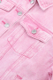 Дамско дънково яке в розово, 100% памук, снимка 10