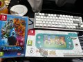 Nintendo switch lite aloha edition + animal crossing + minecraft legends deluxe edition, снимка 4