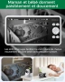 Бебешки монитор 5 инча 720P HD IPS екран видео монитор Sebikam, снимка 4