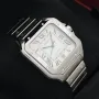 Cartier Santos De Cartier 40mm (35mm) Steel White Dial Automatic Мъжки / Унисекс  Различни Варианти, снимка 5