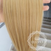 С33  Луксозен Комплект Натурално Удължение / Кичурен Екстеншън - HAIR EXTENSIONS ELESSA, снимка 4 - Аксесоари за коса - 24872775