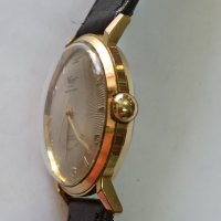 Рядък немски  позлатен мъжки часовник Voigt Atlantic  от 1950 г., снимка 6 - Други ценни предмети - 42535694