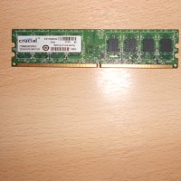 281.Ram DDR2 667 MHz PC2-5300,2GB,crucial.НОВ, снимка 1 - RAM памет - 40780660