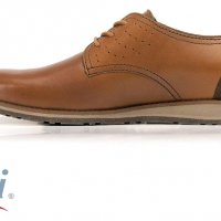 Кафяви мъжки обувки Нови от естествена кожа Супер цена! Размер 40 , снимка 2 - Ежедневни обувки - 38182239