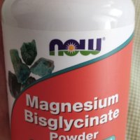 магнезиев бисглицинат на прах на фирма NOW Foods,​, снимка 3 - Хранителни добавки - 40879974